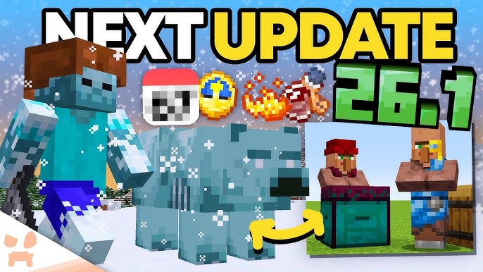 ماين كرافت 26.1 بيدروك تحديث نسخة الاصلية جديدة – إصلاحات مهمة وتحسينات ضرورية